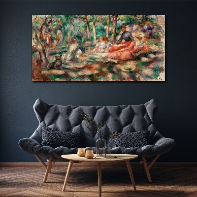 Summer Afternoon in the Park Print on canvas