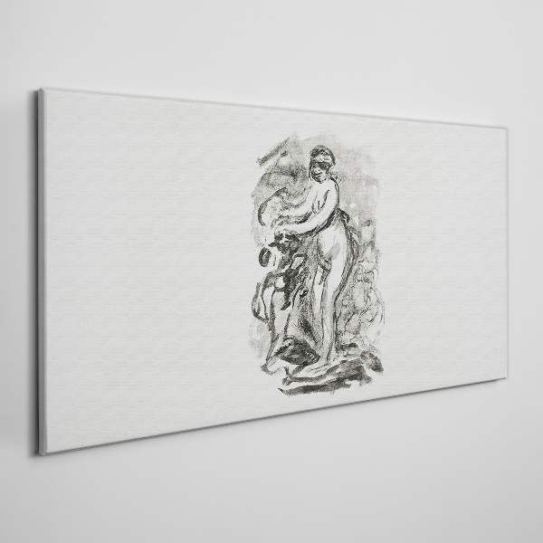 Figure in motion Canvas wall art