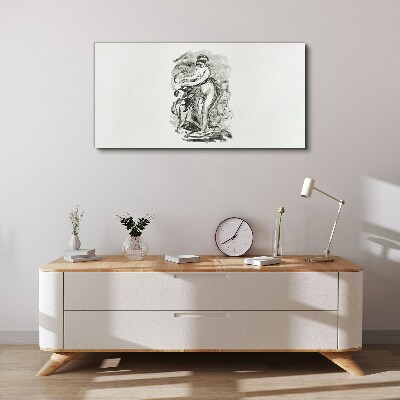 Figure in motion Canvas wall art