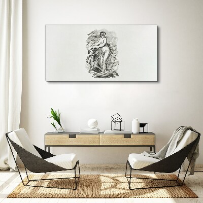 Figure in motion Canvas wall art
