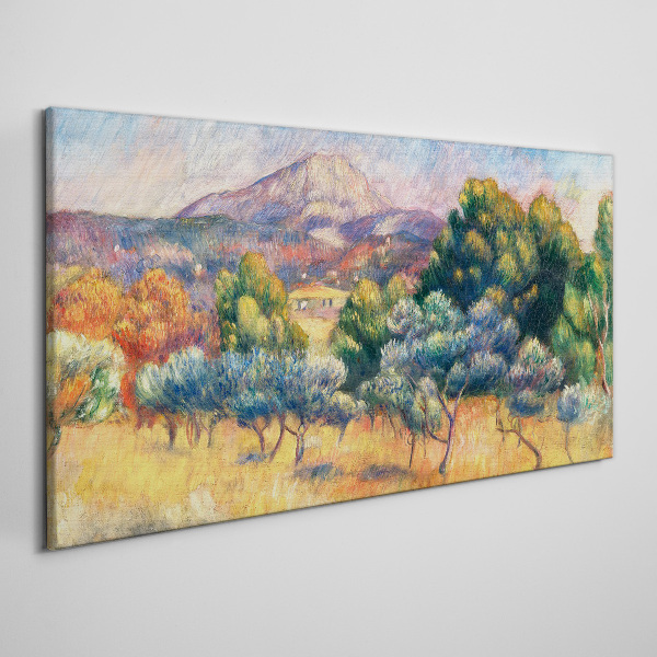 Colorful mountain landscape Print on canvas