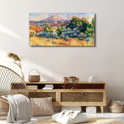 Colorful mountain landscape Print on canvas