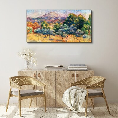 Colorful mountain landscape Print on canvas