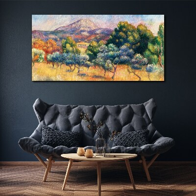 Colorful mountain landscape Print on canvas