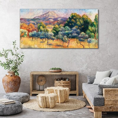 Colorful mountain landscape Print on canvas