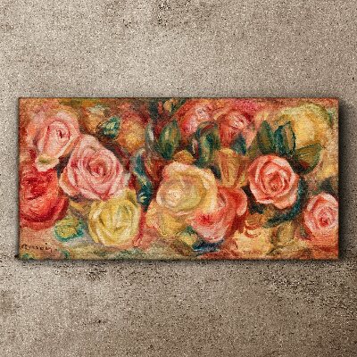 Floral bouquet of roses Print on canvas