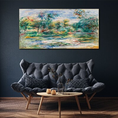 Modern abstract forest Canvas print