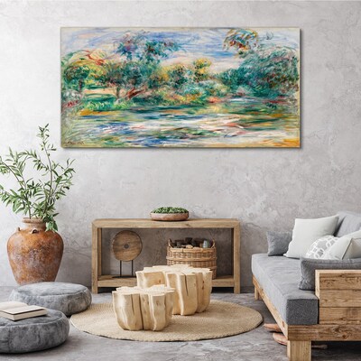 Modern abstract forest Canvas print