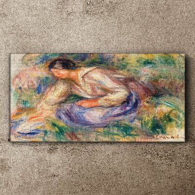 Immersion in nature Canvas wall art