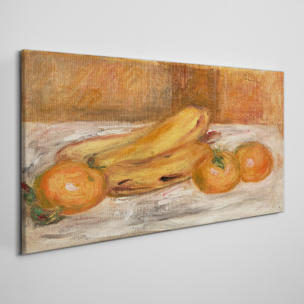 Bananas fruit oranges Canvas print