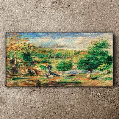 Summer Landscape Canvas wall art