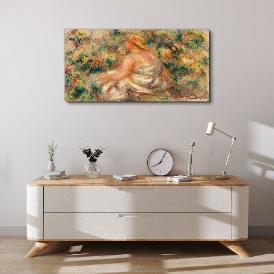 Summer moment in the garden Print on canvas
