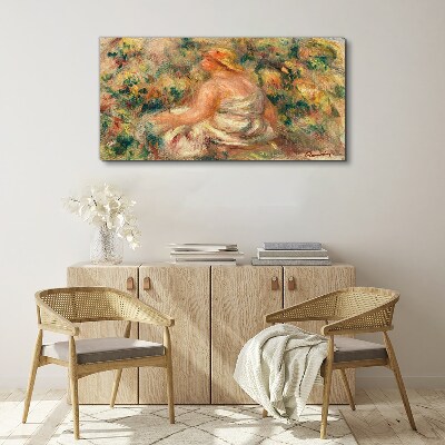 Summer moment in the garden Print on canvas