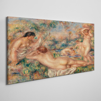 Naked people trees Canvas print
