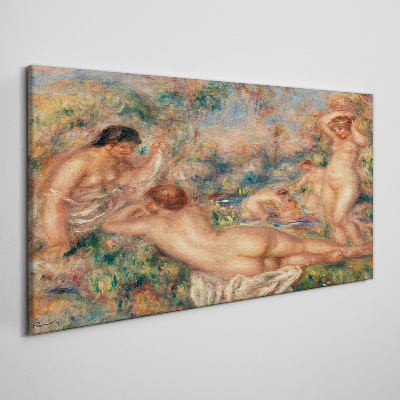 Summer moments in the garden Print on canvas