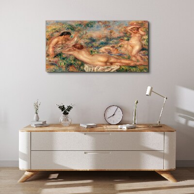 Summer moments in the garden Print on canvas