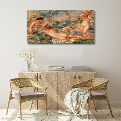 Summer moments in the garden Print on canvas
