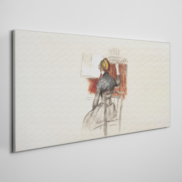 Music in silence Canvas wall art