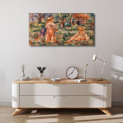 Summer Afternoon in the Garden Print on canvas