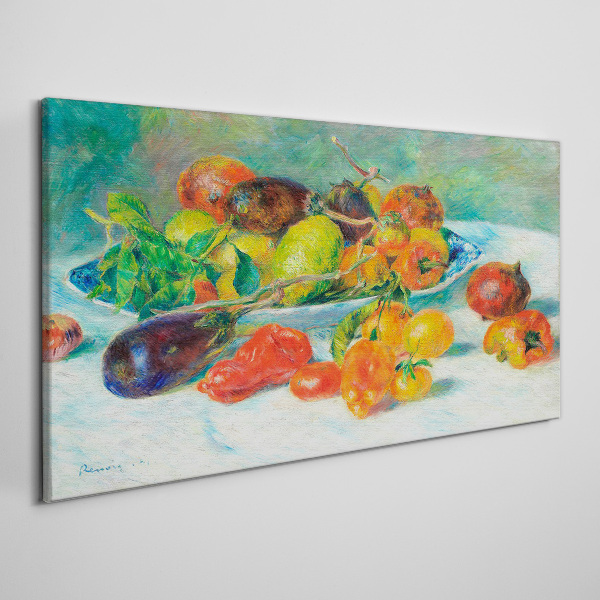 Still life with fruit Canvas wall art