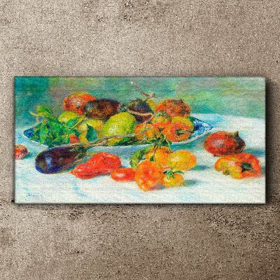 Still life with fruit Canvas wall art