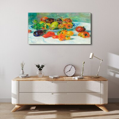 Still life with fruit Canvas wall art