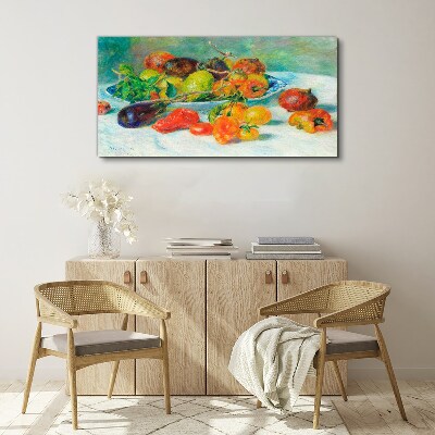 Still life with fruit Canvas wall art