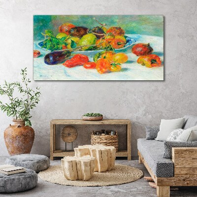 Still life with fruit Canvas wall art