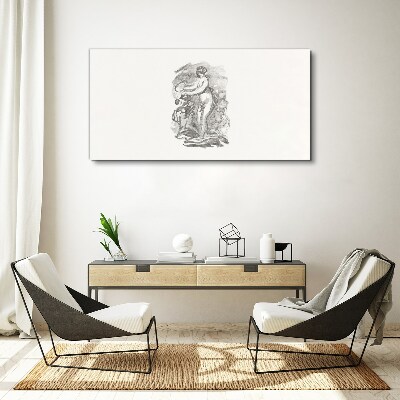 Elegance in motion Print on canvas