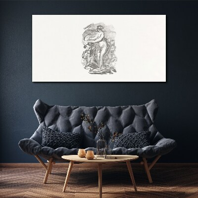 Elegance in motion Print on canvas