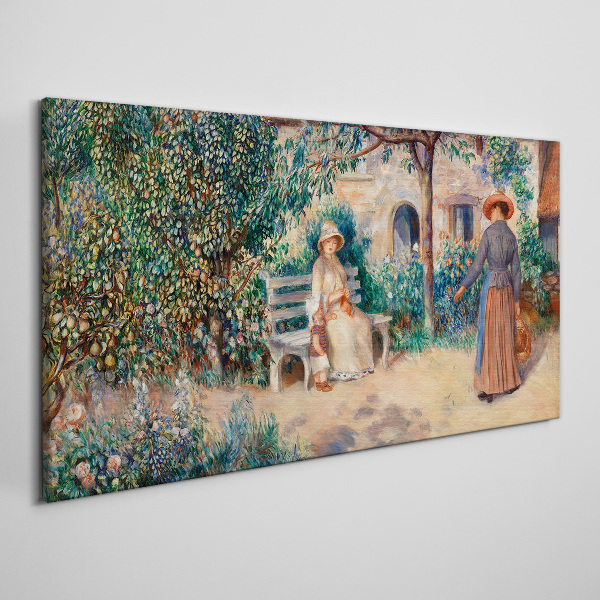 Summer Afternoon in the Garden Canvas wall art