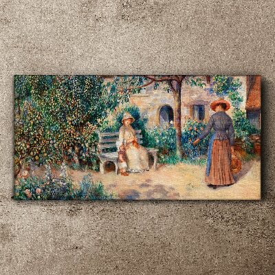 Summer Afternoon in the Garden Canvas wall art