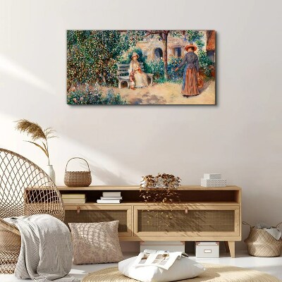 Summer Afternoon in the Garden Canvas wall art