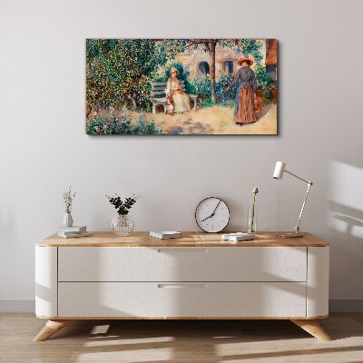 Summer Afternoon in the Garden Canvas wall art