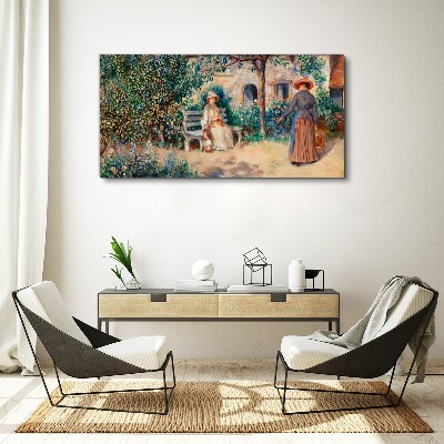 Summer Afternoon in the Garden Canvas wall art