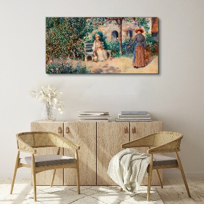 Summer Afternoon in the Garden Canvas wall art