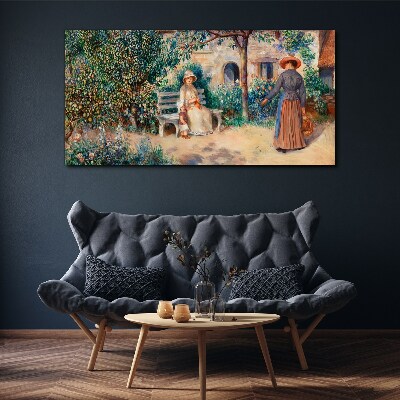 Summer Afternoon in the Garden Canvas wall art