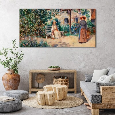 Summer Afternoon in the Garden Canvas wall art