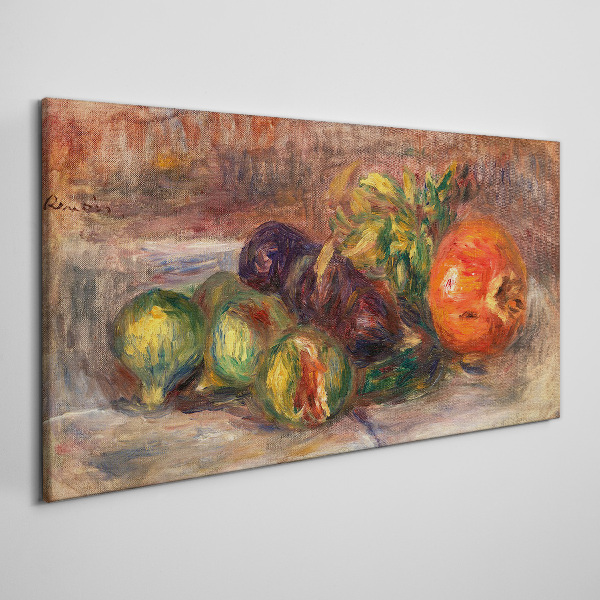 Still life with fruit Print on canvas