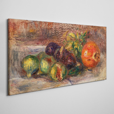 Still life with fruit Print on canvas