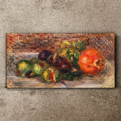 Pomegranate fruit figa Canvas print