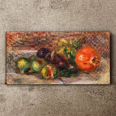 Still life with fruit Print on canvas