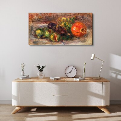Still life with fruit Print on canvas