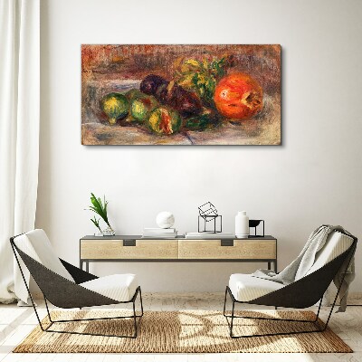 Still life with fruit Print on canvas