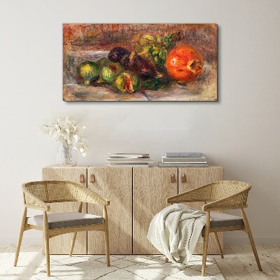 Still life with fruit Print on canvas
