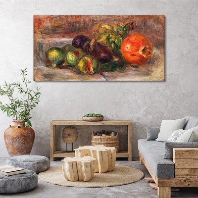 Still life with fruit Print on canvas