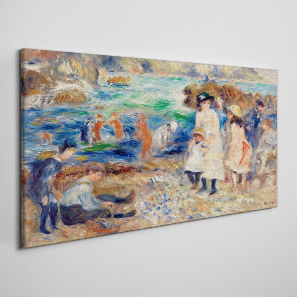 Summer afternoon by the sea Print on canvas
