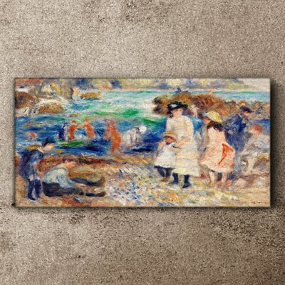 Summer afternoon by the sea Print on canvas