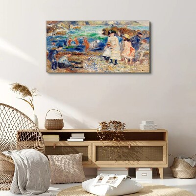 Summer afternoon by the sea Print on canvas