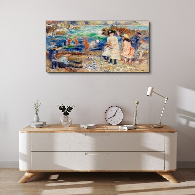 Summer afternoon by the sea Print on canvas